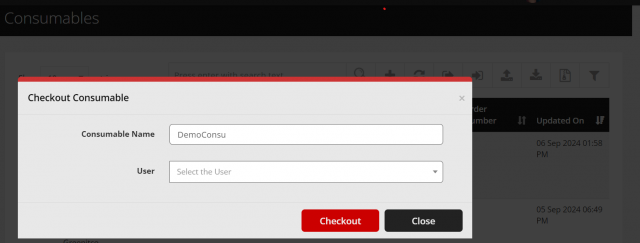 SingleConsumableCheckoutForm